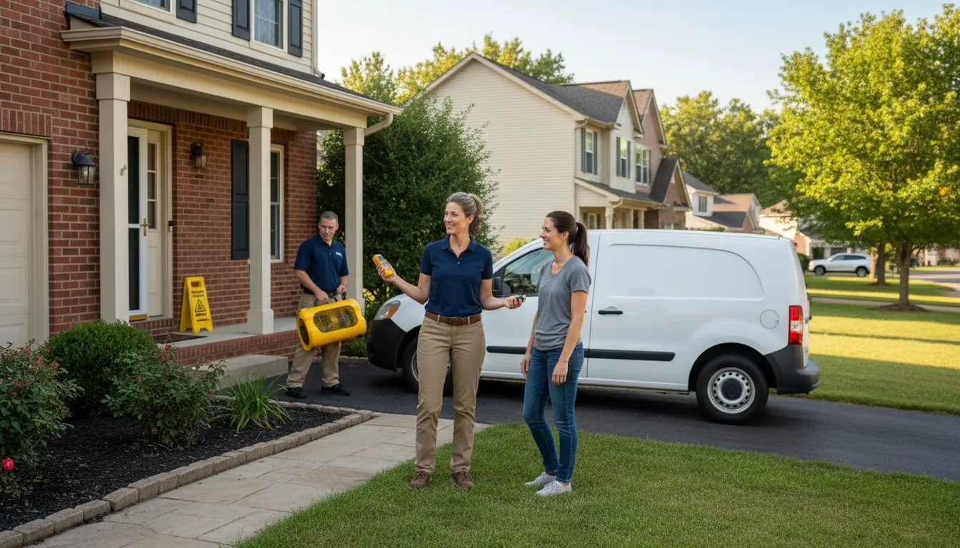 Residential water damage restoration in Second Mesa, AZ
